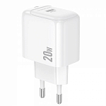 Сетевое ЗУ 1Type-C BOROFONE BAS43A PD20W белый