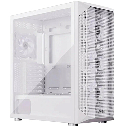 Корпус ABR Quantum White (1*USB Type-C, 2*USB 2.0, HD Audio, 4xRGb Fan, ATX, E-ATX)