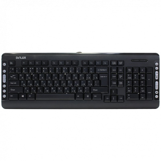 Клавиатура Delux K5015 черная