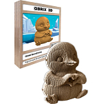 Картонный 3D конструктор QBRIX Пингвинёнок