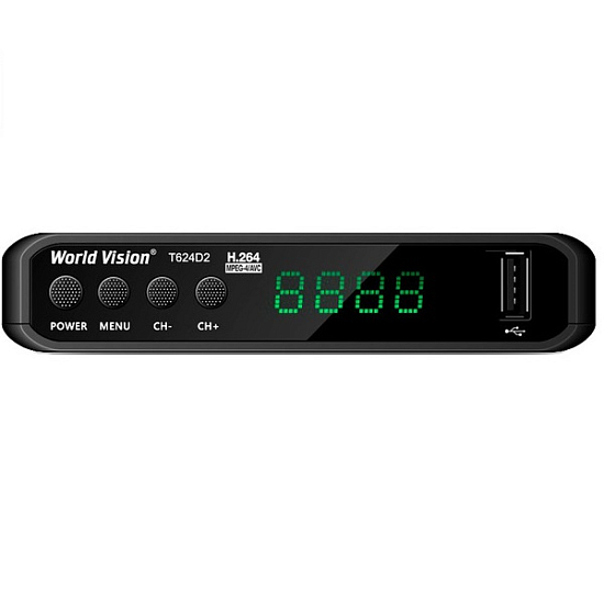 Ресивер DVB-T2 WORLD VISION T624D2