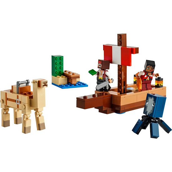 Конструктор LEGO Minecraft 21259 Путешествие на пиратском корабле