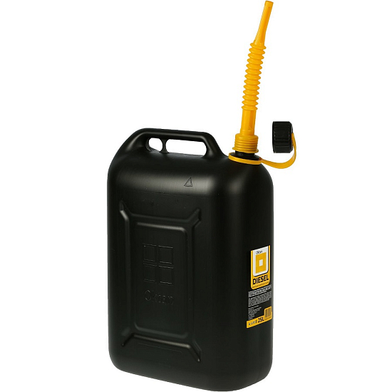 Канистра ГСМ Oktan DIESEL, 25 л, пластиковая, черная 2578010