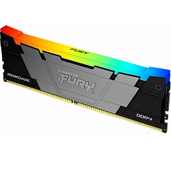 Оперативная память DDR4 32Gb (2x16Gb) Kingston Fury Renegade, 3600MHz, CL16, DIMM, с радиатором, RGb, серебристый/черный KF436C16RB12AK2/32
