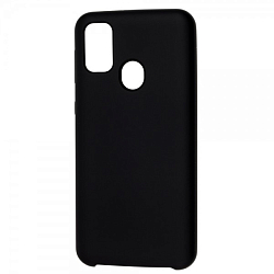 Задняя накладка SILICONE COVER для Samsung M21/M30S черная