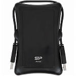 Внешний жёсткий диск 2.5" 1TB Silicon Power Armor A30 в противоударном корпусе (SP010TBPHDA30S3A), черный