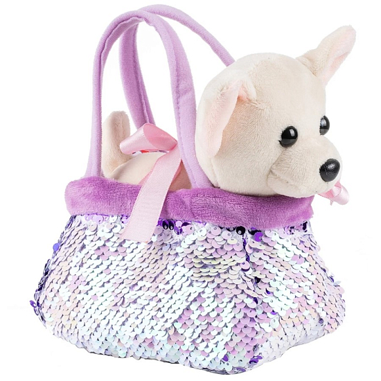 Мягкая игрушка FANCY Собачка  в сумочке-переноске SUMS0