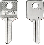 Заготовка ключа AIZ-1_ASU1R_ASP1L_AZP1S_x_X29 KHP SIMA