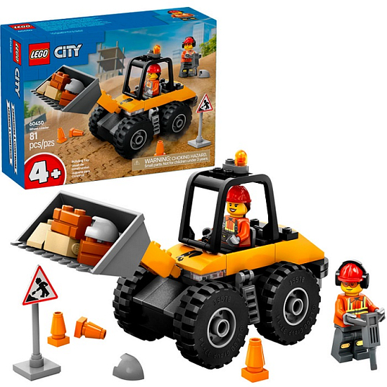 Конструктор LEGO CITY 60450 Желтый строительный погрузчик