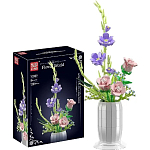 Конструктор Mould King 10009 Розы Бонсай в вазе,1203 деталей