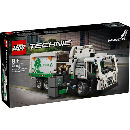 Конструктор LEGO Technic 42167 Электрический мусоровоз Mack® LR