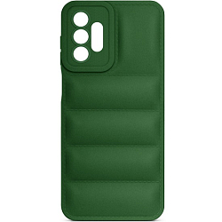 Силиконовый чехол (дутый) DF для Samsung Galaxy A13 DF sJacket-01 (green)