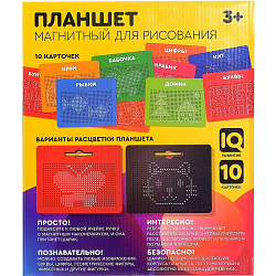 Планшет обучающий «Магнитное рисование», 714 отверстий, цвет красный