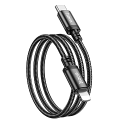 Кабель Lightning <--> Type-C  1.0м HOCO X89 Wind, черный, PD20Вт