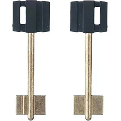 Заготовка ключа Бордер-3 85*22*13.8 мм, лат., с пластиком, б/п