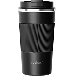 Термокружка 510мл JOYLUX EVERY DAY, нерж. сталь черный матовый, 700292