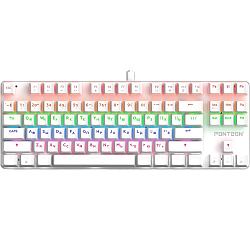 Клавиатура JETACCESS PANTEON T16 CS HS белая