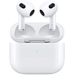 Гарнитура APPLE AirPods 3 (MME73) с беспроводной зарядкой чехла MagSafe (Вскрытая упаковка)