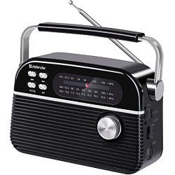 Радиоприёмник DEFENDER Vega черный (65179)