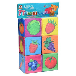 Кубики "Весёлый огород" Д-414-18