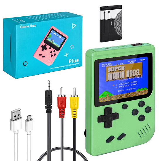Приставка Game Box 400в1 зеленый macaron