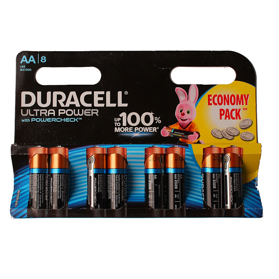 Элемент питания DURACELL LR06 BL-8 Ultra Power (8/96)