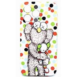 Силиконовый чехол LUXO для iPhone X ( № S32 KAWS )
