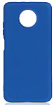 Силиконовый чехол DF для Xiaomi Redmi Note 9T DF xiOriginal-16 (blue) с микрофиброй
