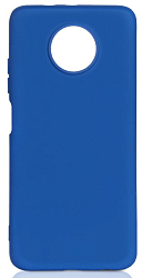 Силиконовый чехол DF для Xiaomi Redmi Note 9T DF xiOriginal-16 (blue) с микрофиброй