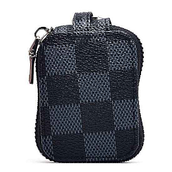 Чехол универсальный для наушников 06 экокожа (black) (005)