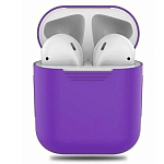 Силиконовый чехол NONAME для Airpods фиолетовый