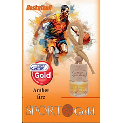 Ароматизатор Contex SportGold Basketball аромат с цветочными нотами флакон с деревянной крышкой