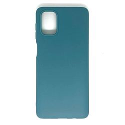 Cиликоновый чехол NONAME для Samsung Galaxy M51 (морская волна), матовый