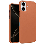 Задняя накладка KEEPHONE PEEKABOO LEATHER MAGSAFE CASE для iPhone 17 (ORANGE)