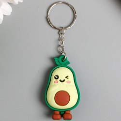 Брелок резина "Авокадо с листиком" 5х1,5х3 см   6988884