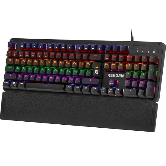 Клавиатура DEFENDER Reborn GK-165DL RU,anti-ghost