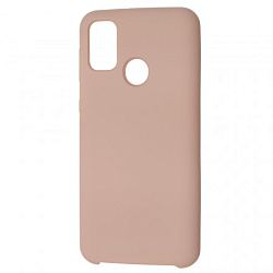 Задняя накладка SILICONE COVER для Honor 9A пудровая
