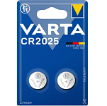 Элемент питания VARTA CR2025 BL-2 (20/100)