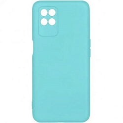 Задняя накладка ZIBELINO Soft Matte для Realme 8i (бирюзовый) защита камеры