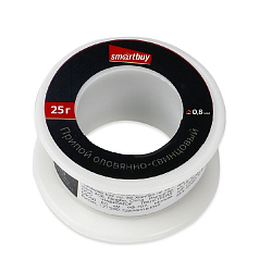 Припой SMARTBUY ПОС-25 (оловянно-свинцовый 60/40), бобина 25 г