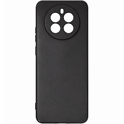 Задняя накладка ZIBELINO Soft Matte для Realme 12 5G (черный) с микрофиброй