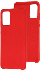 Задняя накладка SILICONE COVER для Samsung Galaxy A52 (2021) , красная