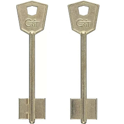 Заготовка ключа Крит-1/Крит-М 100*22,0*17,4 мм, лат., штамп., б/п