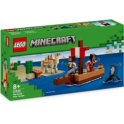 Конструктор LEGO Minecraft 21259 Путешествие на пиратском корабле