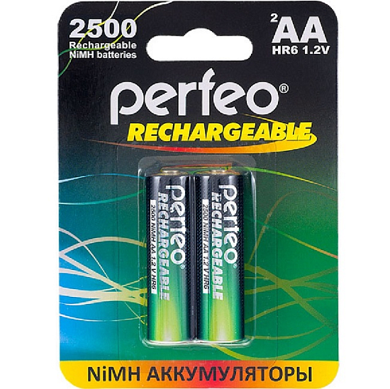 Аккумулятор PERFEO R06 2500mAh BL-2