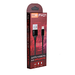 Кабель USB <--> Lightning  1.0м FAISON FX24 чёрный