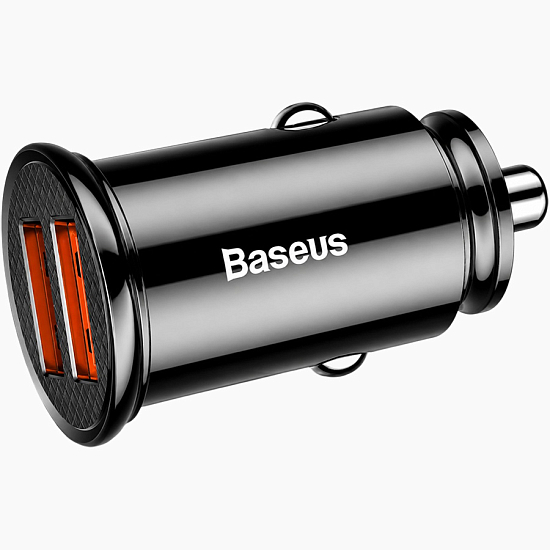 Авто ЗУ 2USB BASEUS CCALL-YD01  черный, 30W
