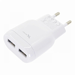 Сетевое ЗУ 2USB 3A AXTEL белое