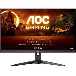 Монитор 28" AOC Gaming U28G2AE (3840x2160/ 60Hz/ IPS)