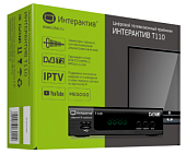 Ресивер DVB-T2 ИНТЕРАКТИВ T110 (Wi-Fi) + HD плеер